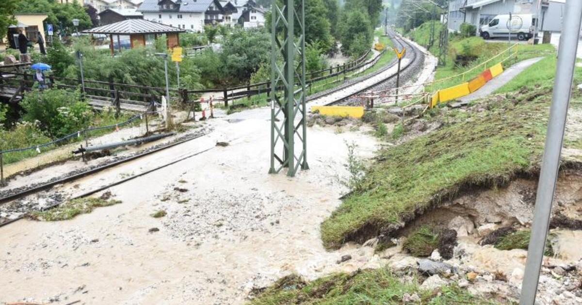 Unwetter Zugverkehr Im Sudlichen Oberbayern Beeintrachtigt Radioeins